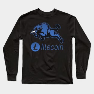 Litecoin ltc Crypto coin Crytopcurrency Long Sleeve T-Shirt